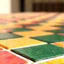 Azul bordspel met gekleurde tegels